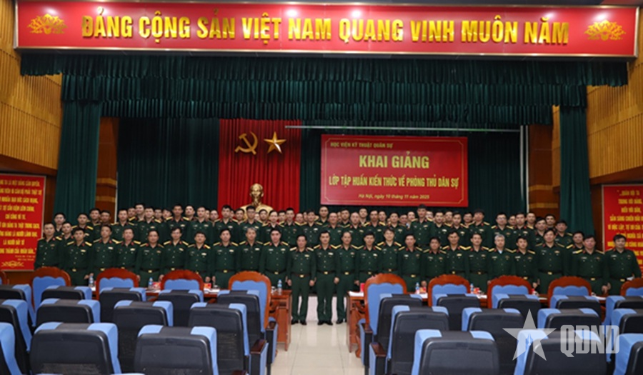 Nâng cao nhận thức, trình độ, kỹ năng cho lực lượng làm công tác phòng thủ dân sự